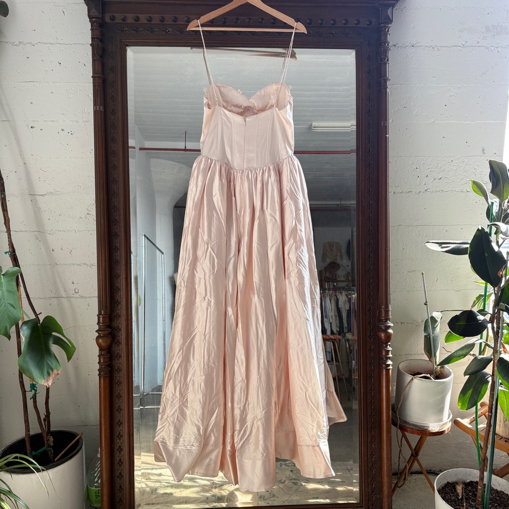 $769 NWT For Love & Lemons “Nara” Pink Tulle Dress Gown Wedding Sz Small - Picture 12 of 13